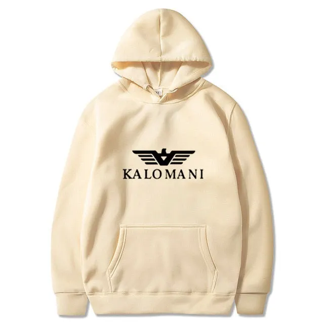 Warm Fleece Hoodies Men