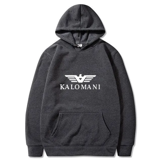 Warm Fleece Hoodies Men