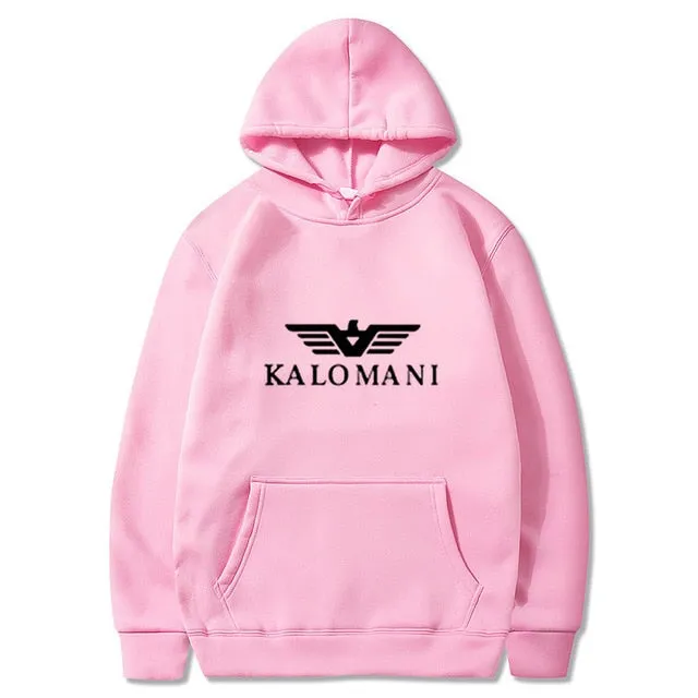 Warm Fleece Hoodies Men