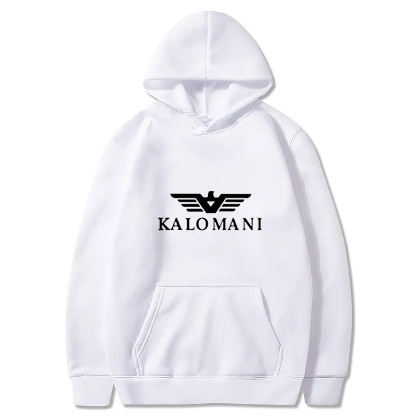 Warm Fleece Hoodies Men