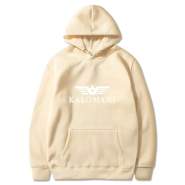 Warm Fleece Hoodies Men