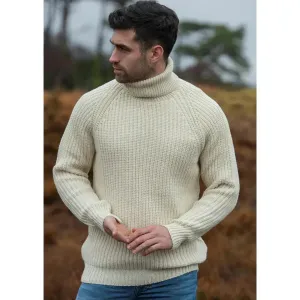 Warm - men's jumper with high collar