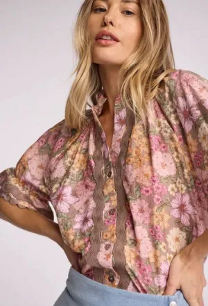 We are Sundays Aelin Shirt - Dusk Floral