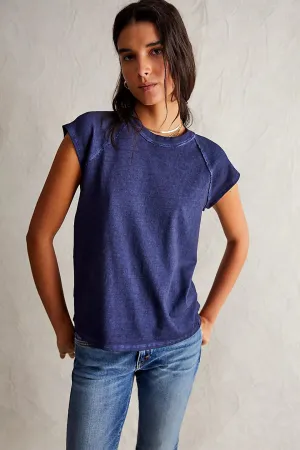 We The Free Riley Tee-Peacoat