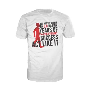 Weird Science Evolutionary Success Official Men's T-shirt (White)