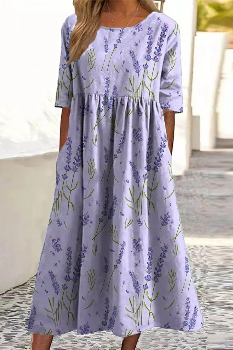Wendy – Embroidered Relaxed Midi Dress