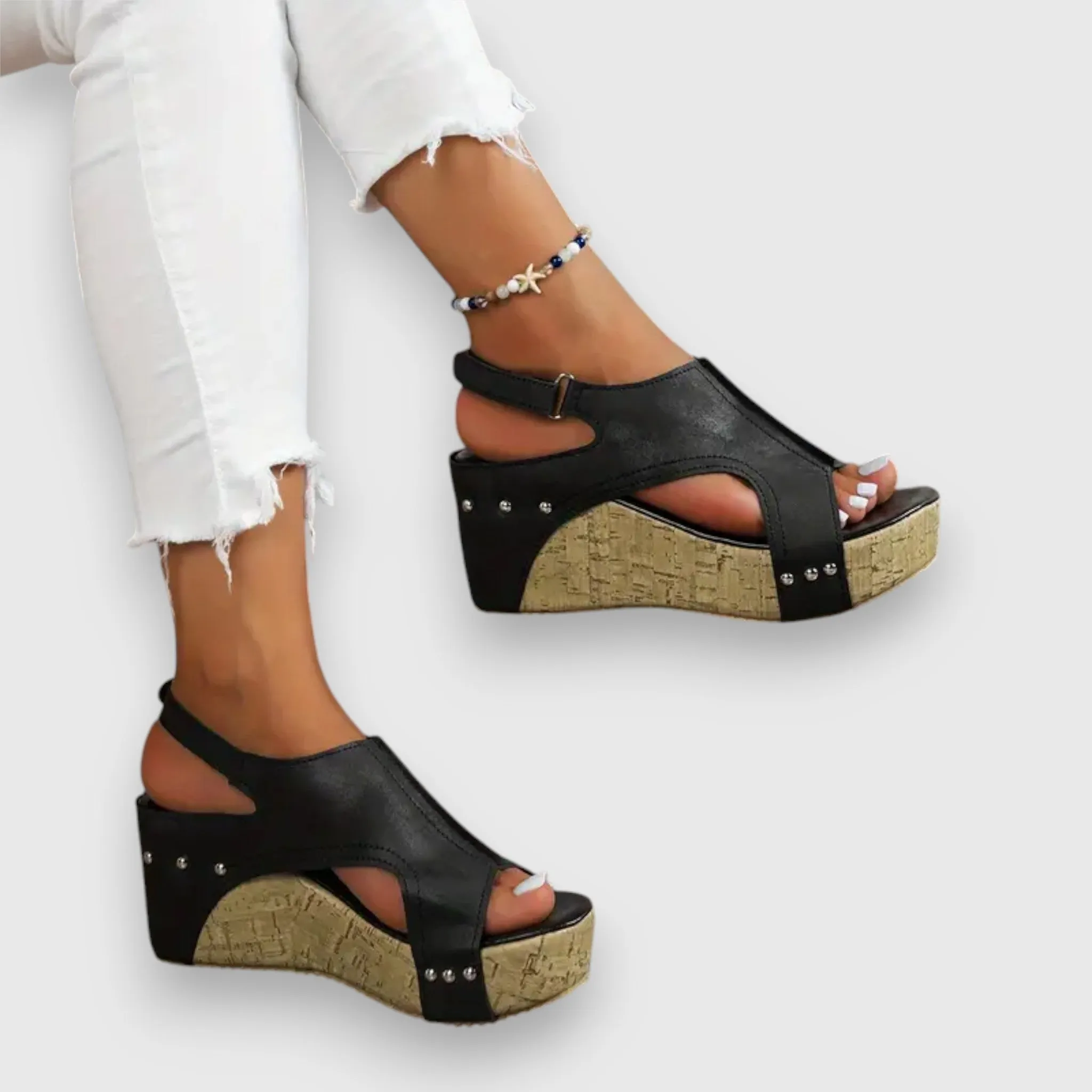 Wendy® | Vintage Tray-Sandalen