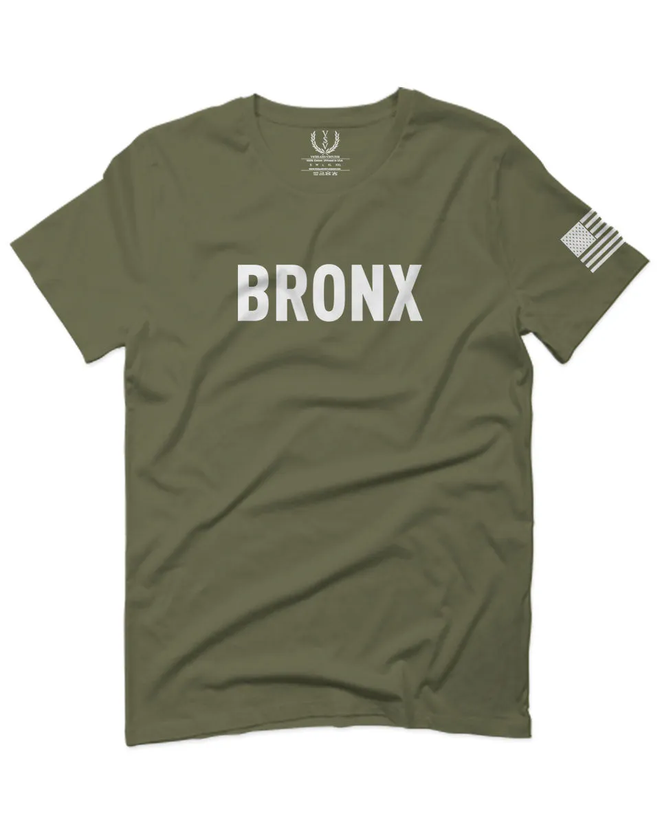White Fonts New York Bronx NYC America Hipster Street For men T Shirt