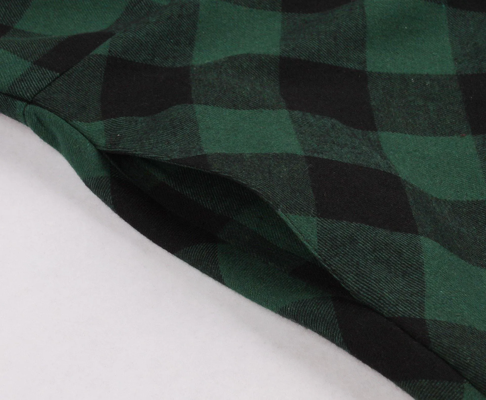 Women Short Sleeves Plaid Vintage Dresses
