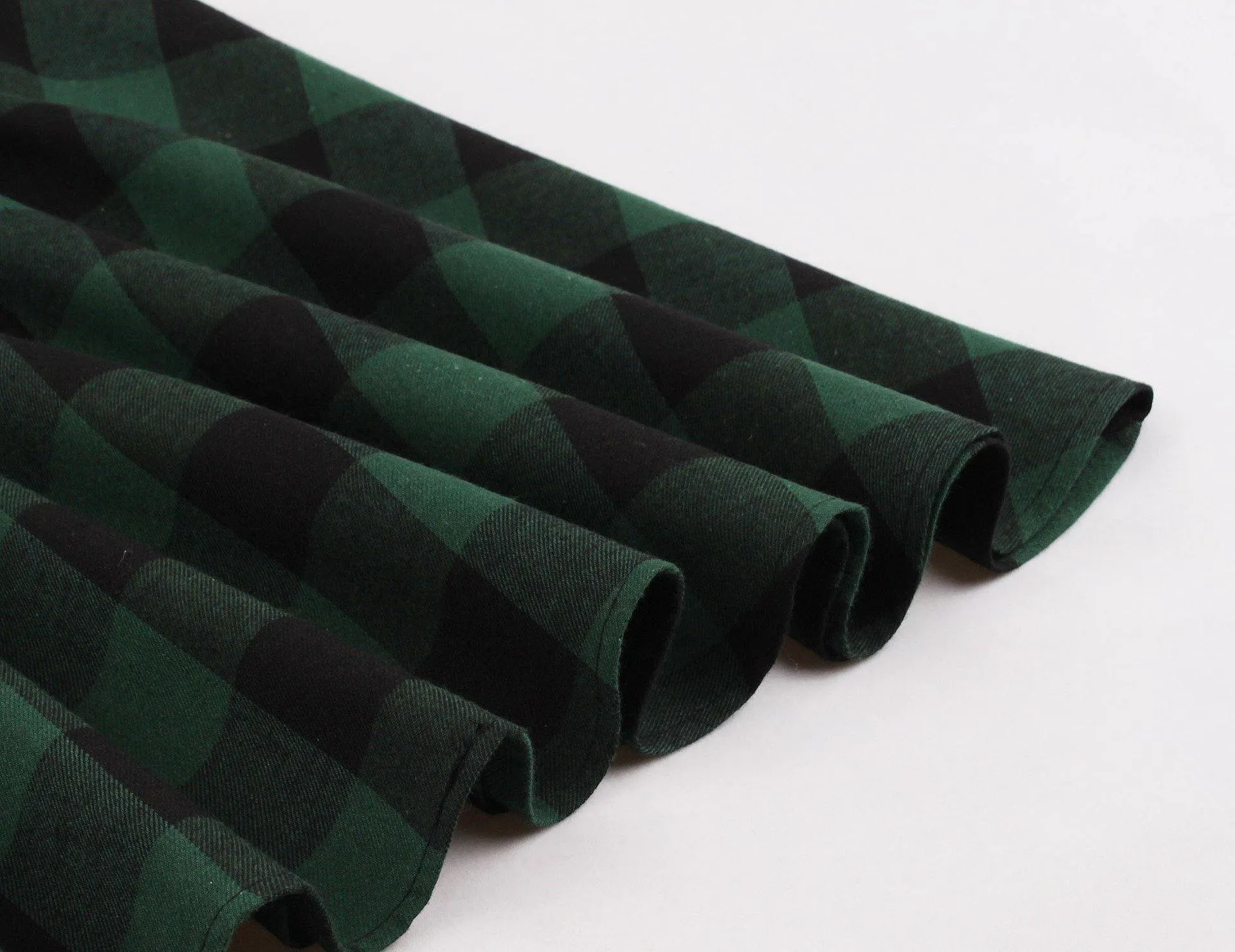 Women Short Sleeves Plaid Vintage Dresses