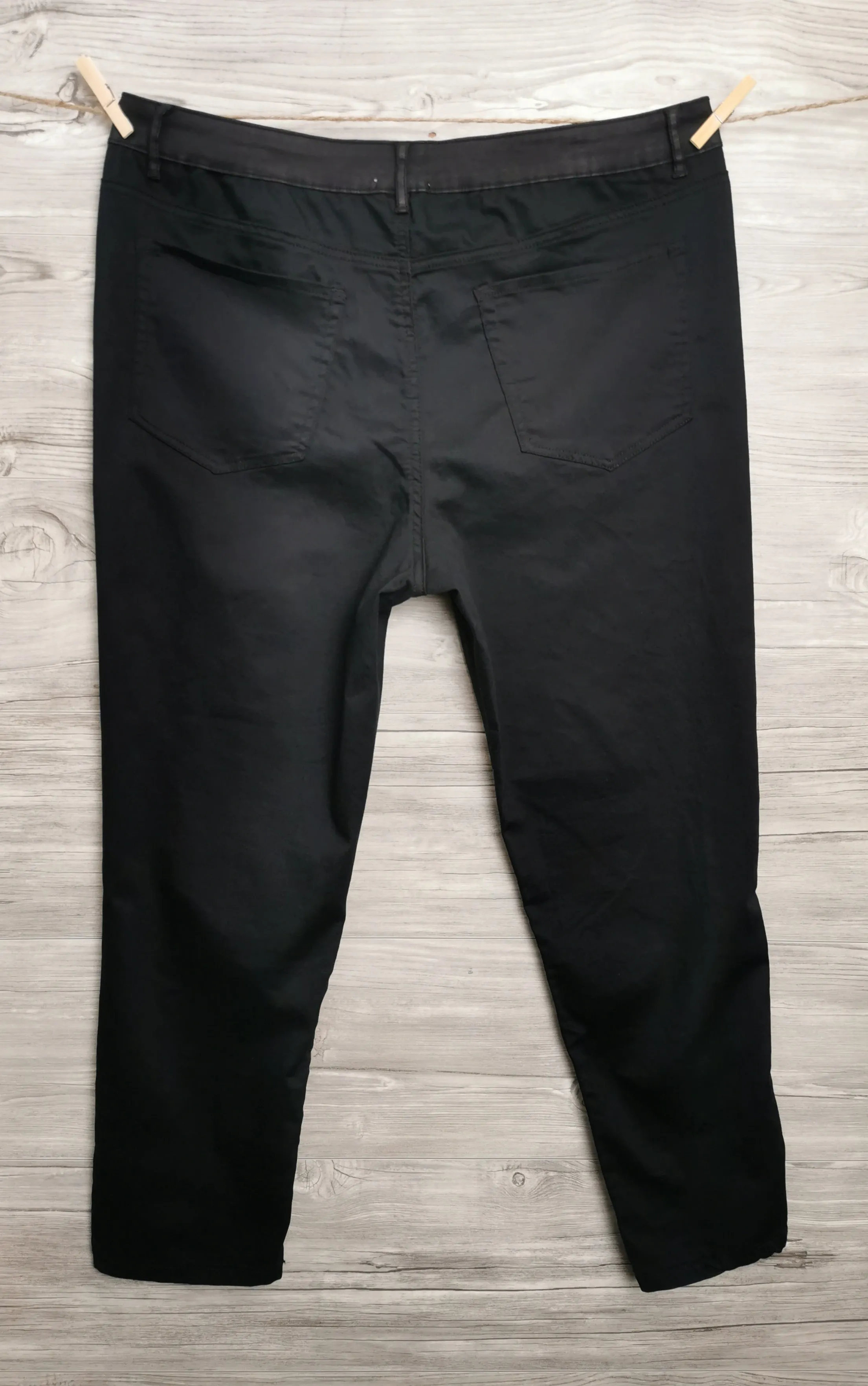 WOMENS PLUS SIZE 22 - DEX, Black Skinny Coated Pant NWT B4