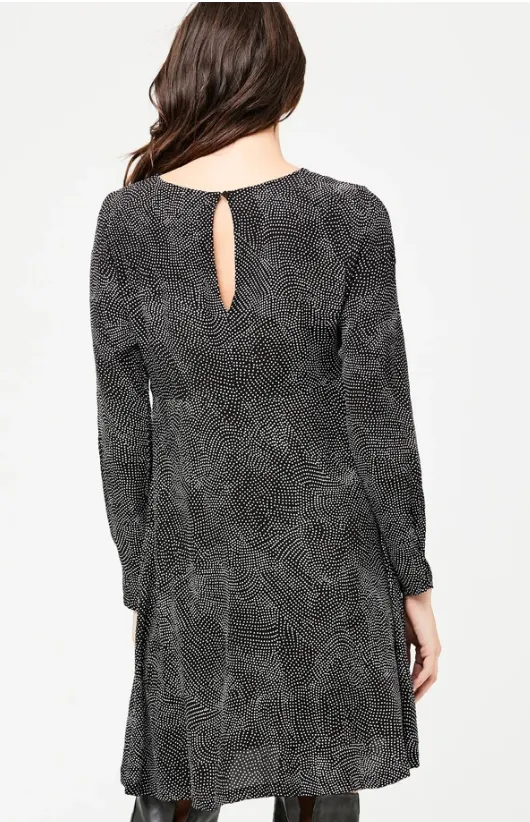 Womens' Ripe maternity black knee length flowy maternity & post natal swing dress