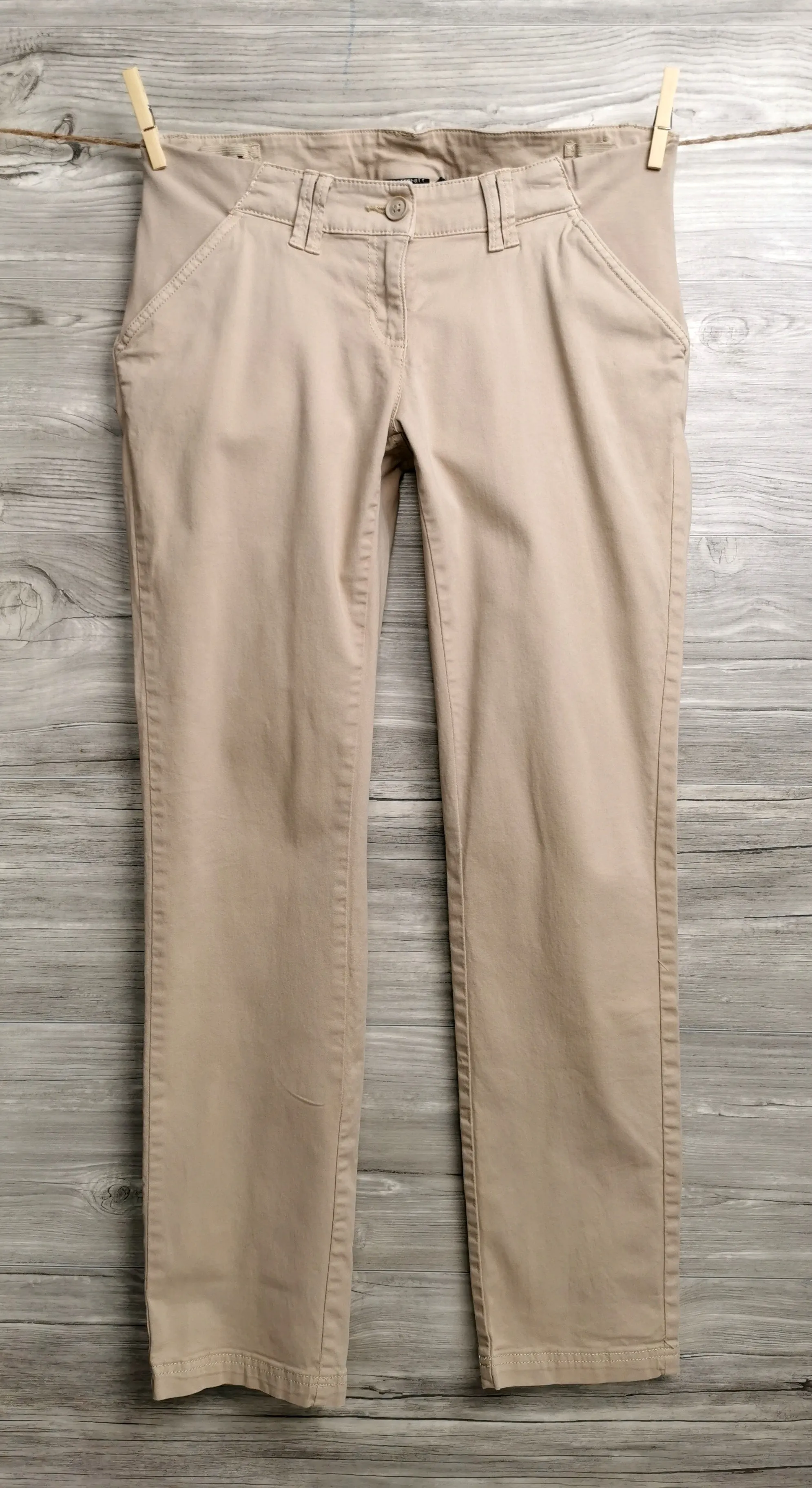 WOMENS SIZE 10R (Medium) - NEXT UK Maternity Pants, Low Belly Side Panels EUC B5