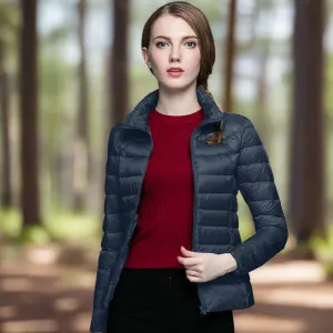 Women’s Winter Coat - Ultra Light White Duck Down Jacket