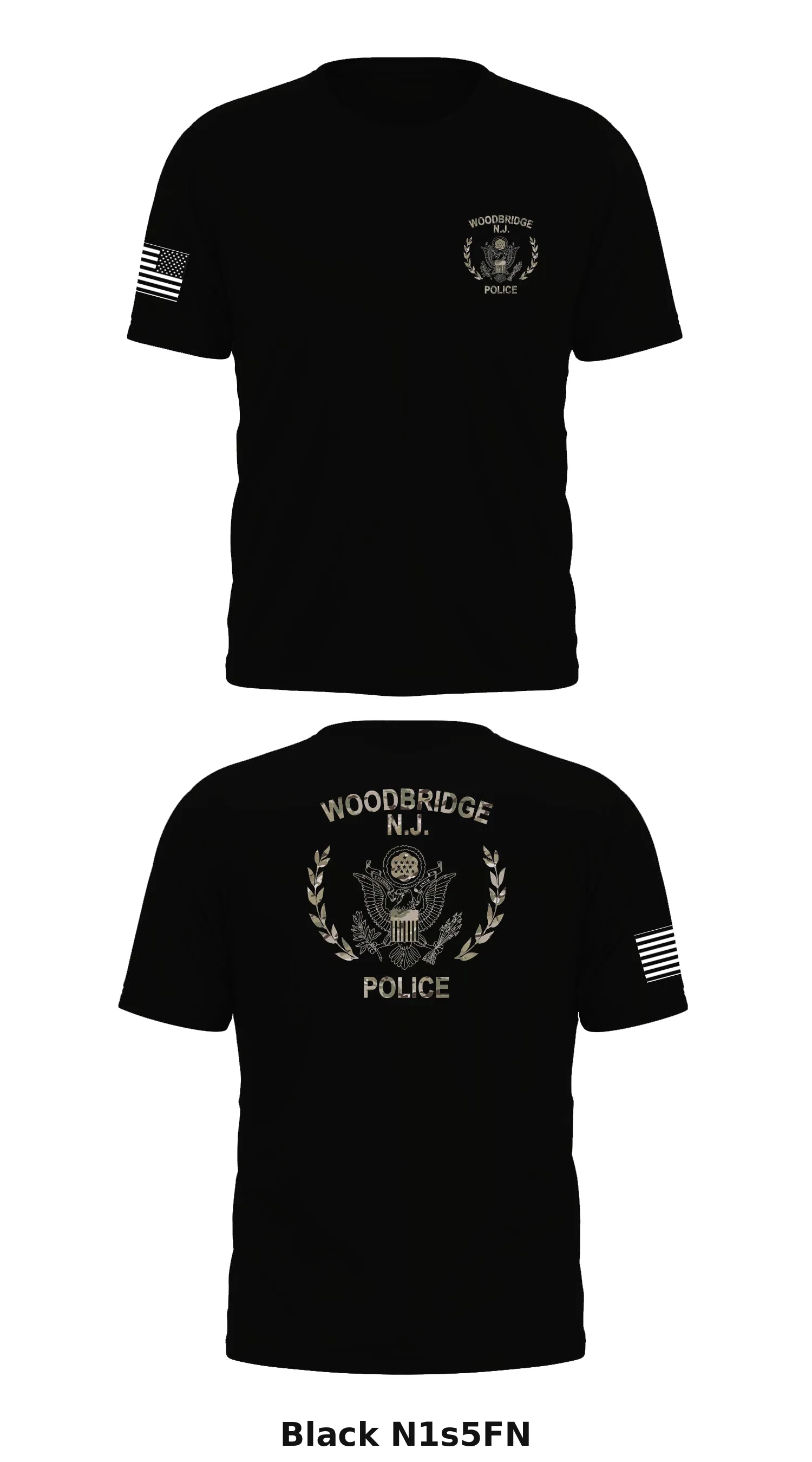 Woodbridge Police Department Store 1 Core Men's SS Performance Tee - N1s5FN