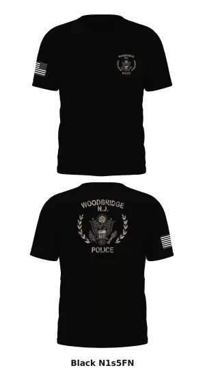 Woodbridge Police Department Store 1 Core Men's SS Performance Tee - N1s5FN