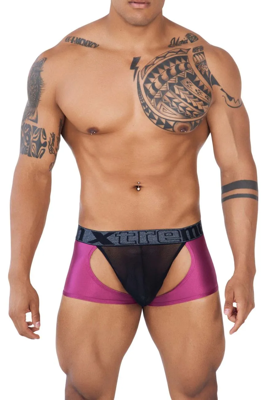 Xtremen 91125 Daring Mesh Trunks Violet