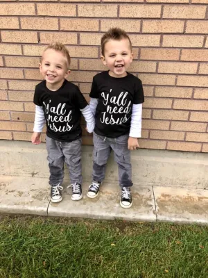 Y'all Need Jesus Children's Tee Or Bodysuit