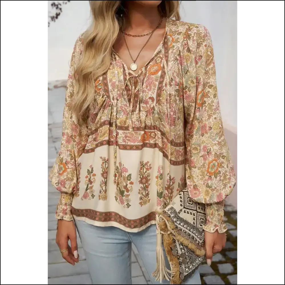 Yellow Floral Tie Neck: i Woke Up this Cute !🌼 Needful Things