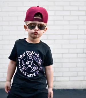 You Spin Me Right Round Fidget Spinner Tee