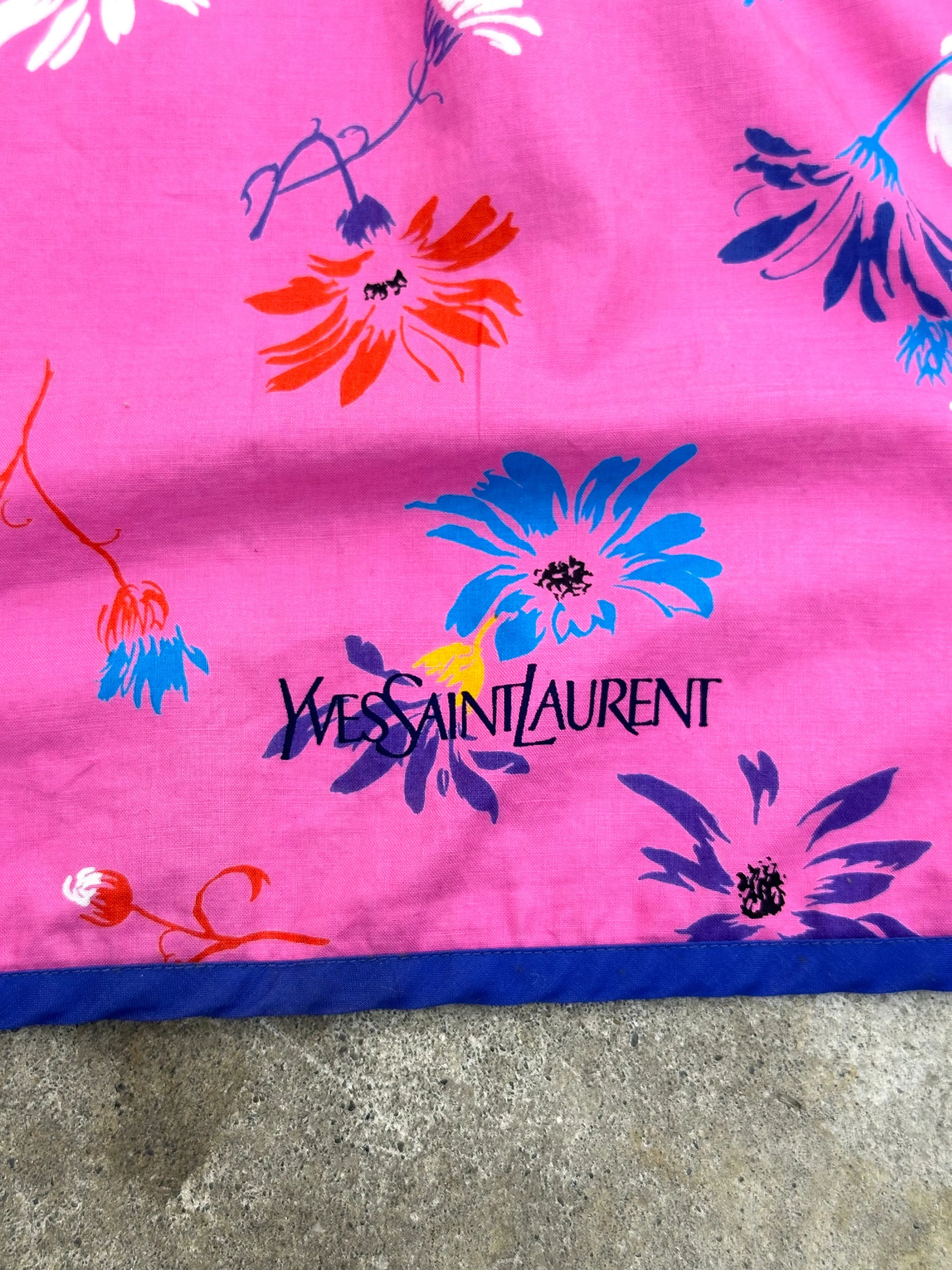 Yves Saint Laurent Tablier Floral Smock