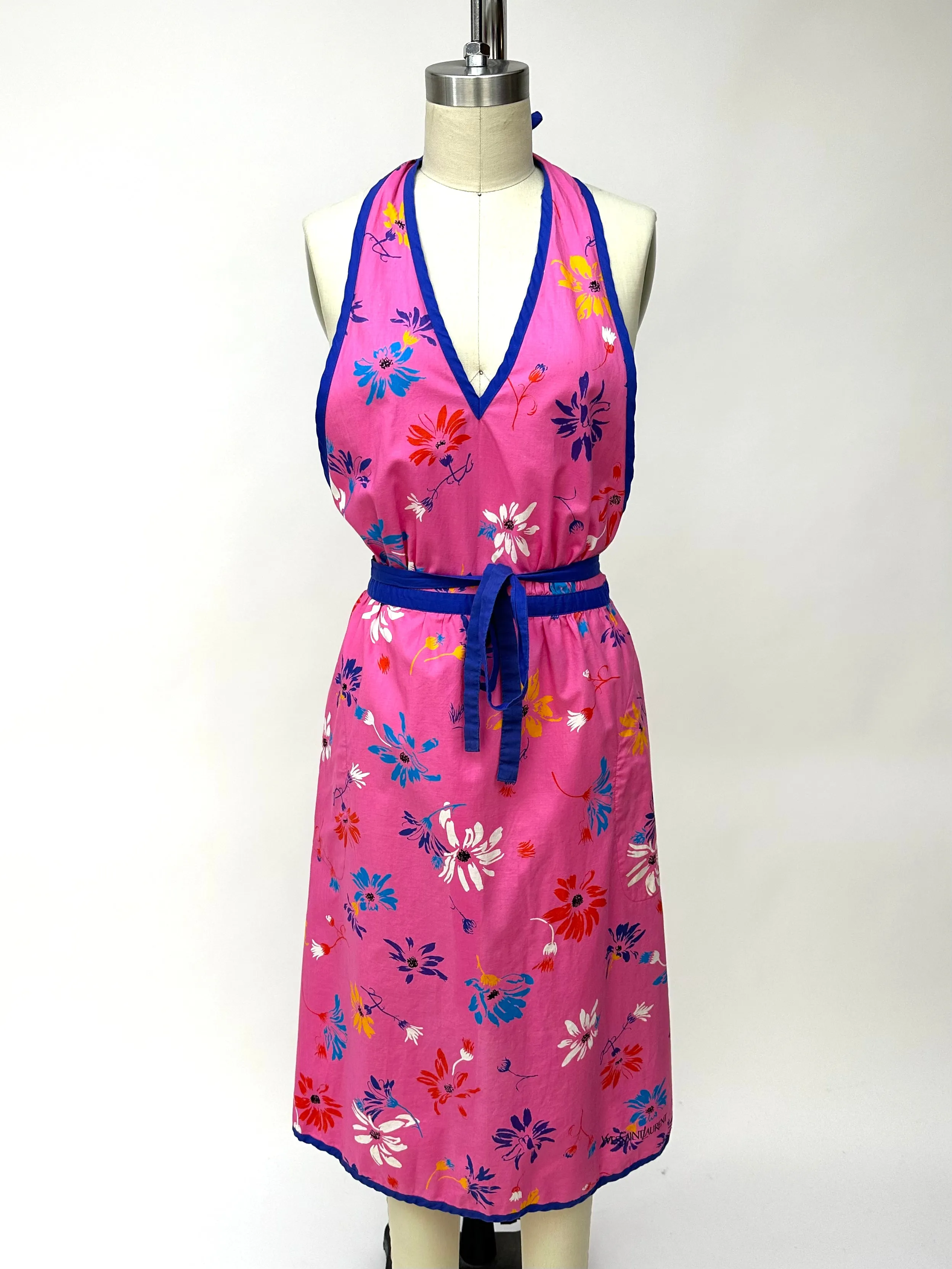 Yves Saint Laurent Tablier Floral Smock