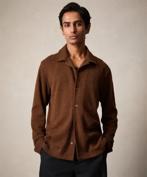 Zigzag Knit Shirt