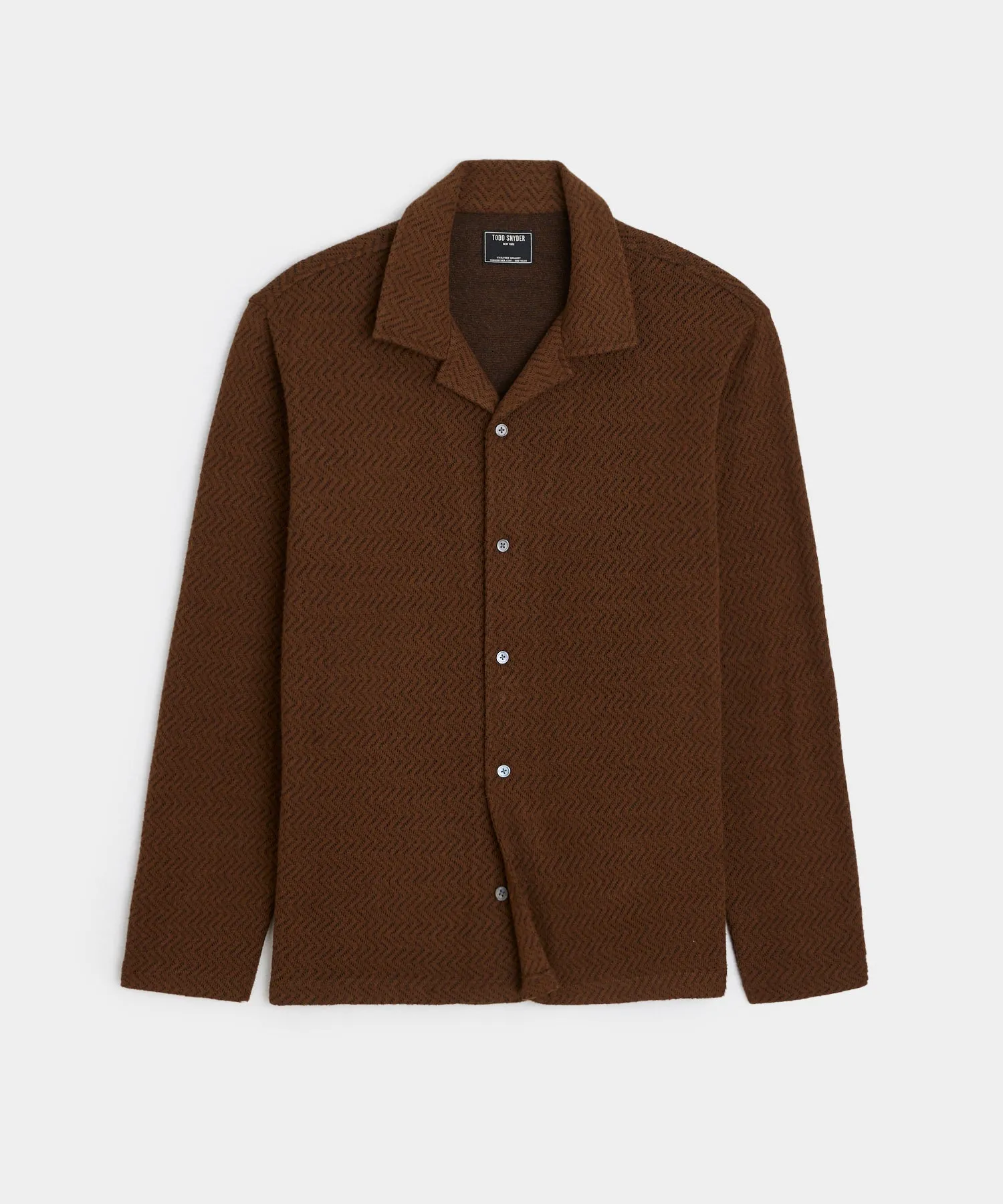 Zigzag Knit Shirt