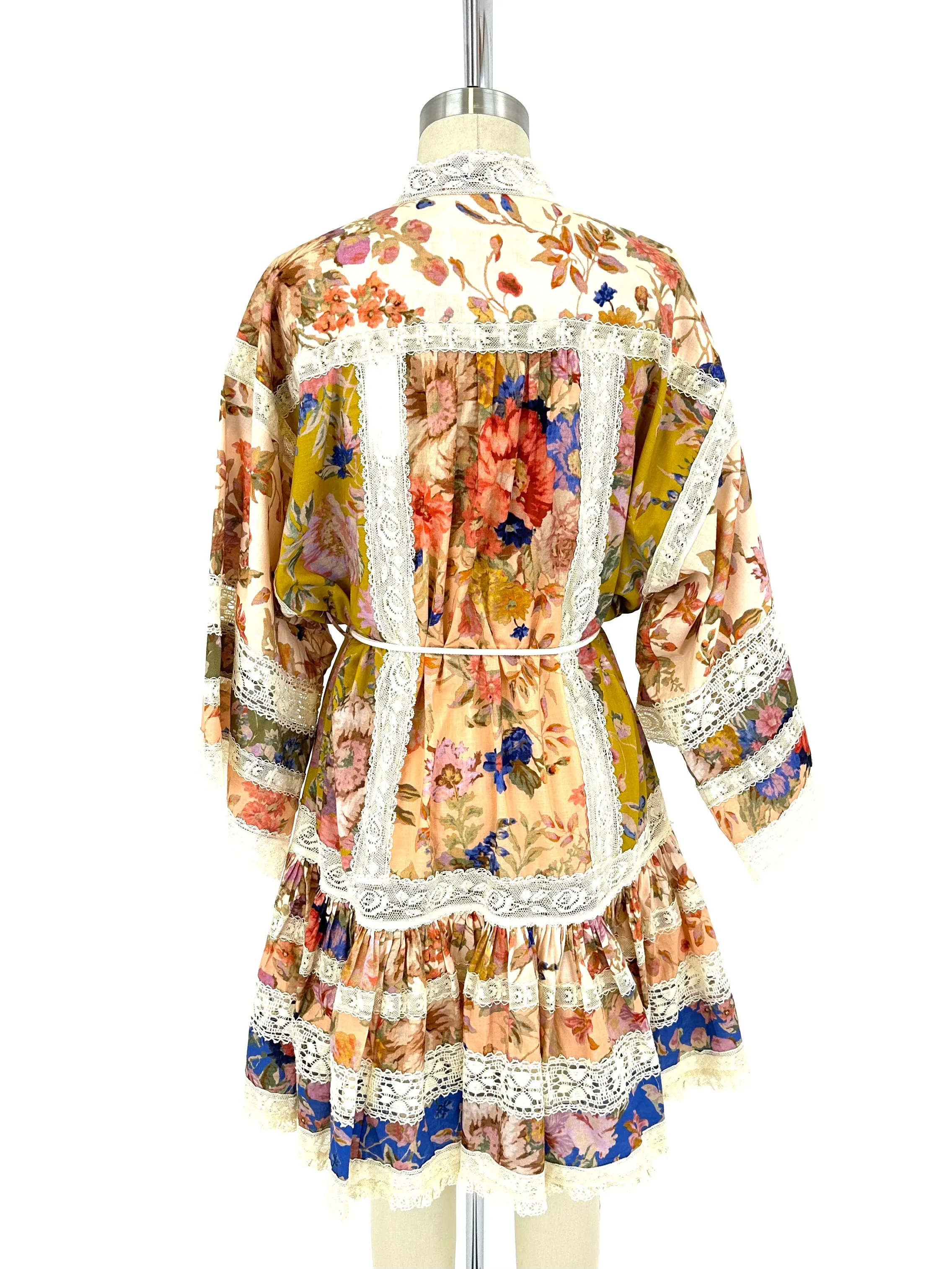 Zimmermann August Lace Trim Dress