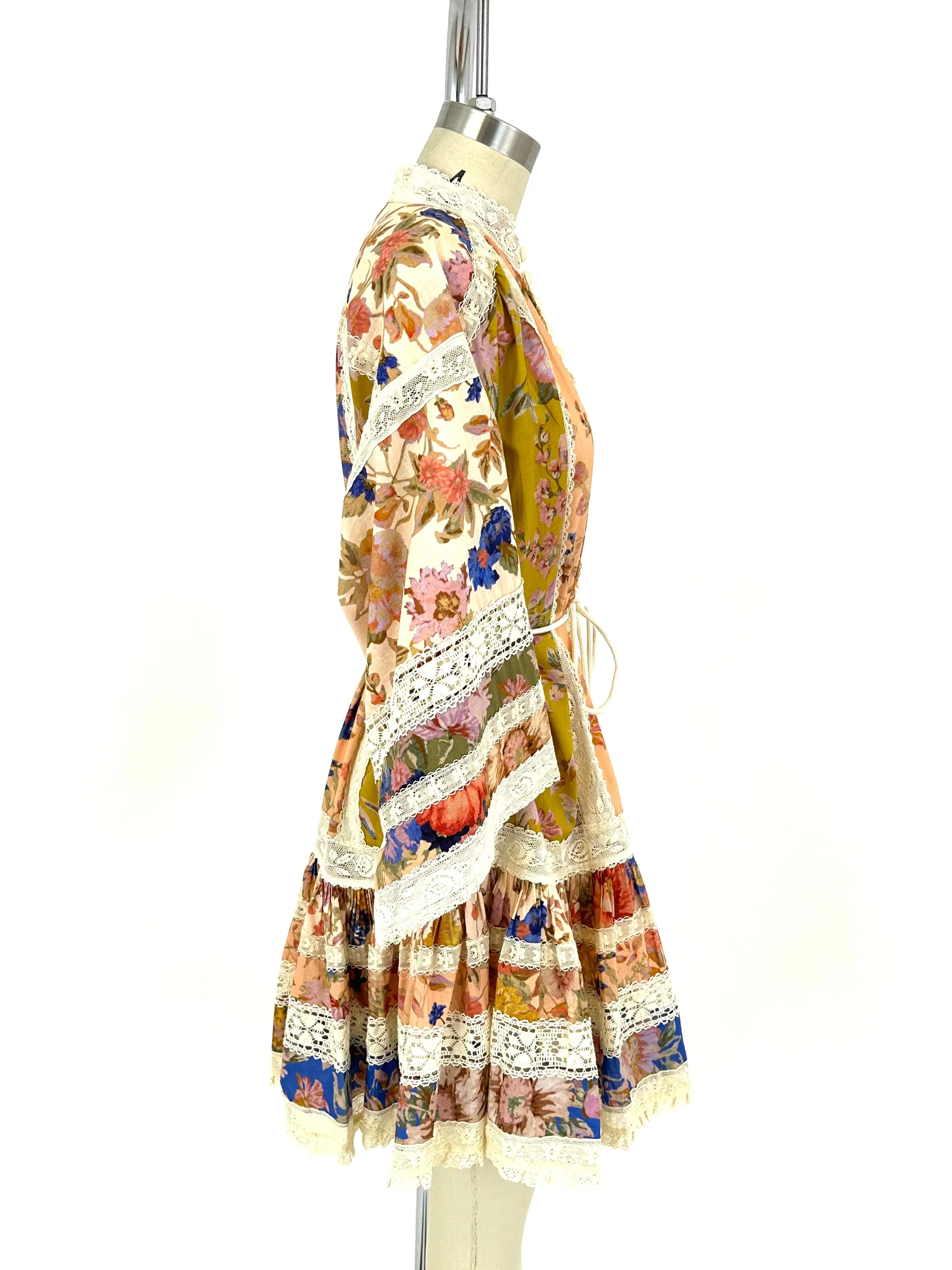Zimmermann August Lace Trim Dress
