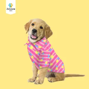 Zoivane Pets Dog Cool Stylish Shirts |Cotton shirts | Comfortable | Suitable for all dog breeds - Size-L Pack of 1
